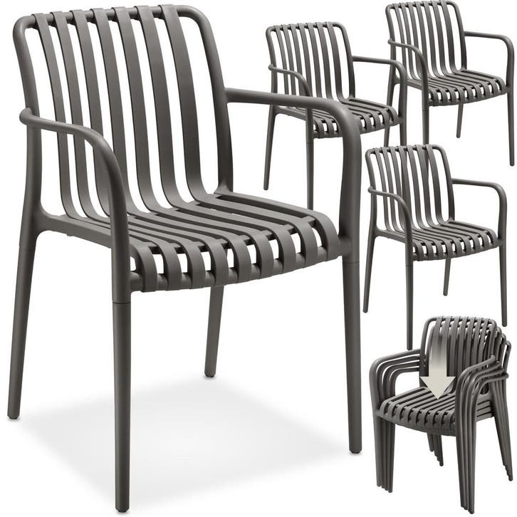 Tuinstoelen Alcudia, weerbestendig, stapelbaar, Tuin en Terras, Overige Tuin en Terras, Verzenden