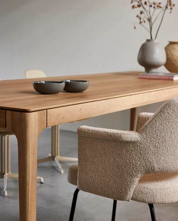 Scandinavische eettafels van massief hout | Diverse modellen, Huis en Inrichting, Verzenden, Nieuw, Overige houtsoorten, Scandinavisch, Design, Eiken, Beuken, Walnoot, Massief, UItschui