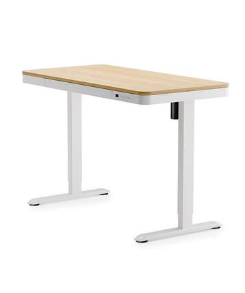 Zit sta bureau - Elektrisch - Verstelbaar - 120x60 cm - Wit/, Verzenden, Nieuw