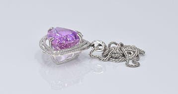 Sans prix de réserve - Pendentif - 18 carats Or blanc