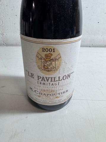 2001 M. Chapoutier, Ermitage Le Pavillon - Hermitage - 1, Nieuw