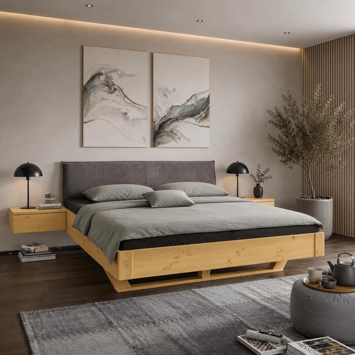 Van Schaik Trevano Houten Bed - 180 x 200, Huis en Inrichting, Slaapkamer | Bedden