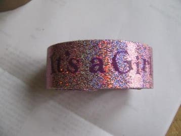 Vaas Snap Wrap It’s a Girl per stuk vaasdecoratie, Nieuw