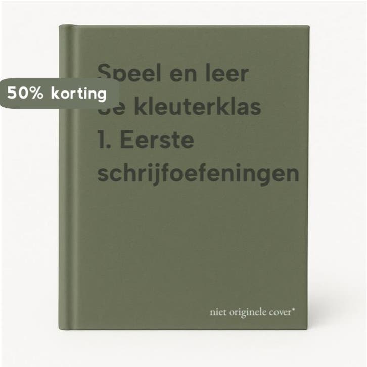 Speel en leer 3e kleuterklas 1. Eerste schrijfoefeningen, Boeken, Kinderboeken | Baby's en Peuters, Gelezen, Verzenden
