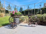 Bloempot - IJzer, Metaal - Bike, Antiek en Kunst