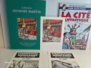 Jacques Martin - La Cité fantastique + Catalogue + 2x, Livres