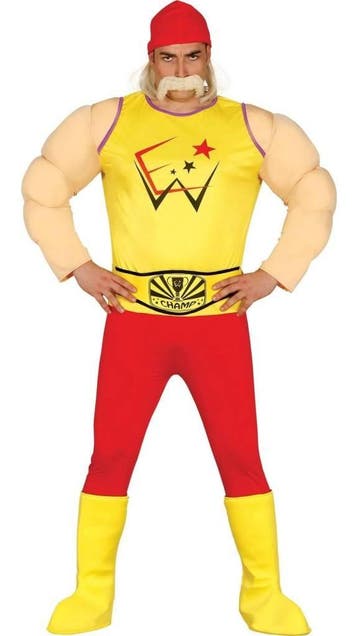 Hulk Hogan Kostuum, Verzenden, Nieuw