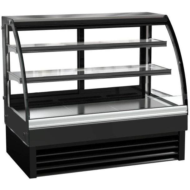 Koelvitrine | 236L | RVS/Zwart | +2°C/+8°C | Geforceerd | 3, Zakelijke goederen, Horeca | Keukenapparatuur, Nieuw in verpakking