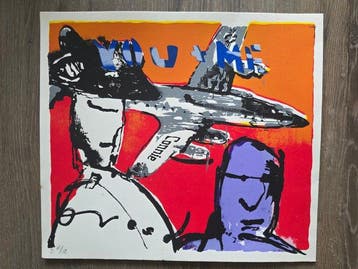 Herman Brood (1946-2001) - Super constellation, Antiek en Kunst
