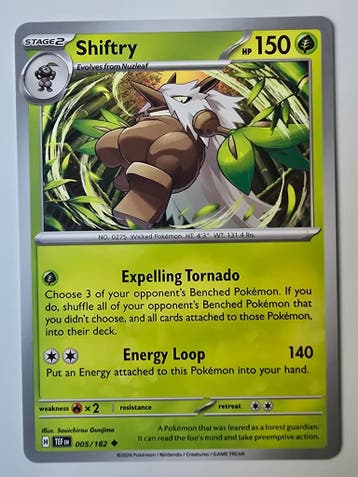 SHIFTRY (TEMPORAL FORCES 005/162) (TRADING CARD)