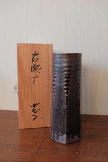 Vaas - Aardewerk - Japan - Bloempot - Kato Shuntei ()