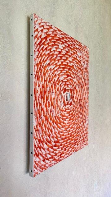 Aykaz Arzumanyan - Rose - 1077 - Abstraction géométrique
