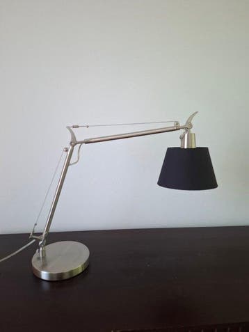 Tafellamp - Chroom - Bureaulamp, Antiek en Kunst