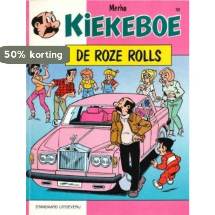 De roze Rolls / De Kiekeboes / 53 9789002165191 Merho, Livres, BD, Envoi