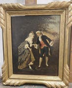 École européenne (XIX) - NO RESERVE - Fête galante