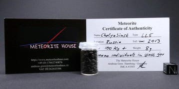 Météorite de Chelyabinsk nano-individus - 8 g