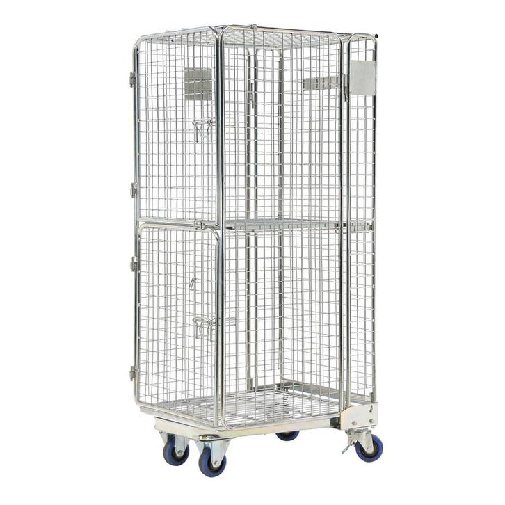 Anti-diefstal rolcontainer a-frame nestbaar, Zakelijke goederen, Machines en Bouw | Heftrucks en Intern transport, Ophalen of Verzenden