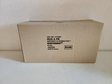 Nintendo 64 / N64 - Sealed Shipping Box With 6 Rumble Paks, Games en Spelcomputers, Spelcomputers | Nintendo 64, Verzenden, Gebruikt