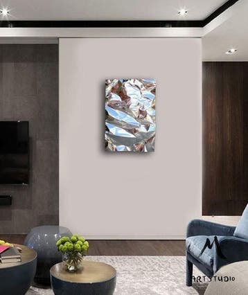 AVA Design - Huricane silver mirror Premium design