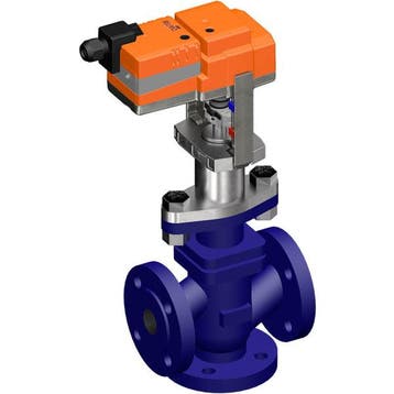 Belimo 3-Weg Klepafsluiter DN40 Flens 20mm Slag Kvs25, Verzenden