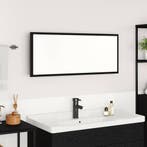 vidaXL Spiegel met spiegel Zwart Eiken 90 x 8,5 x 37 cm, Verzenden, Nieuw
