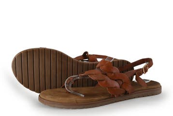 Lazamani Sandalen in maat 39 Cognac, Overige kleuren, Verzenden, Lazamani, Sandalen of Muiltjes