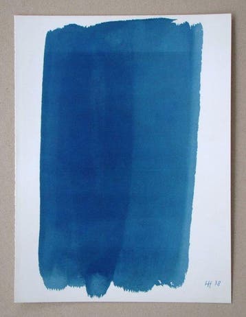 Hans Hartung (1904-1989) - Composition bleu - Galerie de