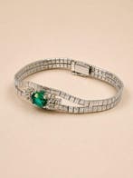 Zonder minimumprijs - Armband Zilver Spinel - Saffier, Nieuw