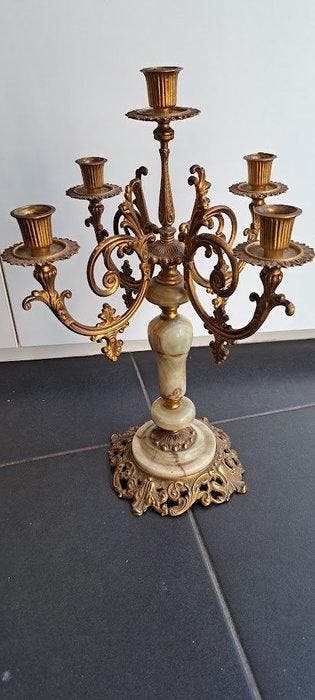 Chandelier - Bronze, Marbre
