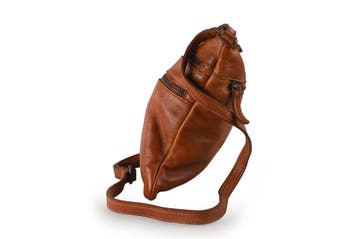 Bear Lifestyle Crossbodytas Cognac, Handtassen en Accessoires, Tassen | Damestassen, Verzenden, Zo goed als nieuw