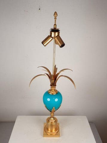 Boulanger - Tafellamp - Messing, Glas