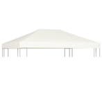 vidaXL Prieeldak 310 g/m² 4x3 m crèmewit, Verzenden
