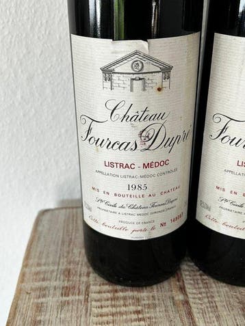1985 x 2 Château Fourcas Dupré, 1981 Château Larose, Verzamelen, Nieuw