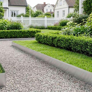 vidaXL Gazonrand 5 m x 30 cm Gegalvaniseerd staal zilver, Verzenden