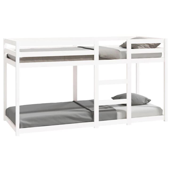 Grenenhout Stapelbed 80x200 Wit | Retour Deal | Nu Laagst..., Maison & Meubles, Chambre à coucher | Lits, Envoi