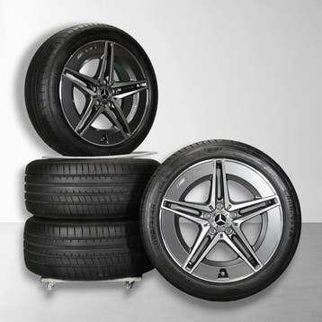 Mercedes C klasse 300e 400e 300de W206 S206 AMG 18 inch orig, Ophalen of Verzenden