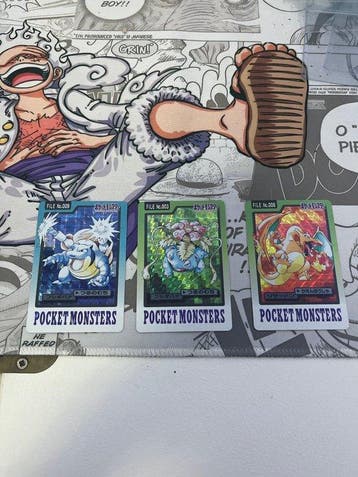 Pokémon - 3 Card - Charizard, Blastoise, Venusaur 003 - 006, Nieuw