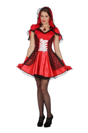 Capuchon Jurk Rood Dames Capuchon, Verzenden