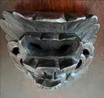 Indonesische Barong houten leeuwsculptuur — met de hand, Antiek en Kunst