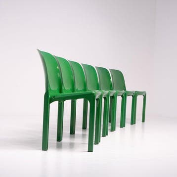 Artemide - Vico Magistretti - Stoel (6) - Selene - Plastic