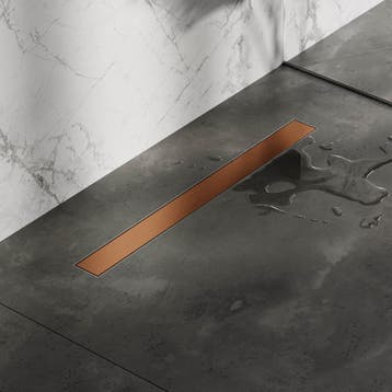 Aanbieding: Douchegoot Brauer Brons Inclusief Vloerflens, Ophalen of Verzenden, Nieuw, Douche