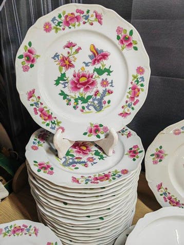 Porcelaine de Sologne - Tafelservies voor 12 (46) -