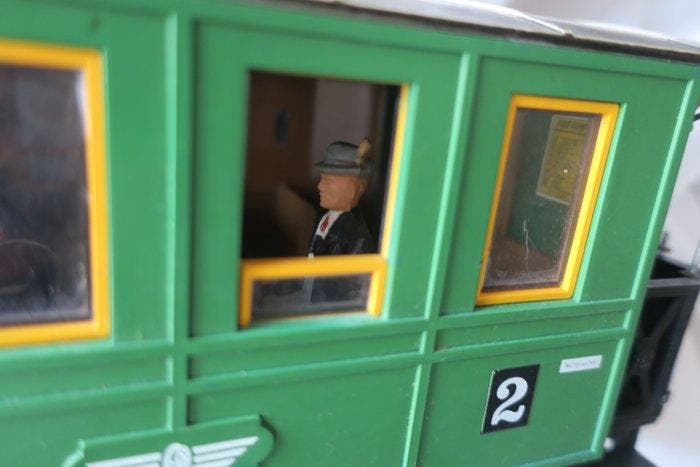 LGB G - Modeltrein personenwagen (1) - Personenauto met 1, Hobby en Vrije tijd, Modeltreinen | Overige schalen