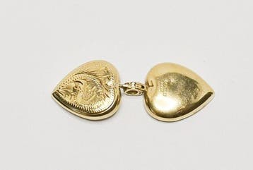 Zonder minimumprijs - Hanger - 9 kt. Geel goud -, Handtassen en Accessoires, Antieke sieraden