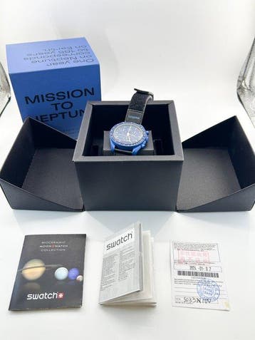 Omega x Swatch - MoonSwatch - Mission to Neptune - Zonder