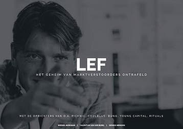 LEF; Het geheim van marktverstoorders ontrafeld, Verzenden, Zo goed als nieuw, Dennis Mensink
