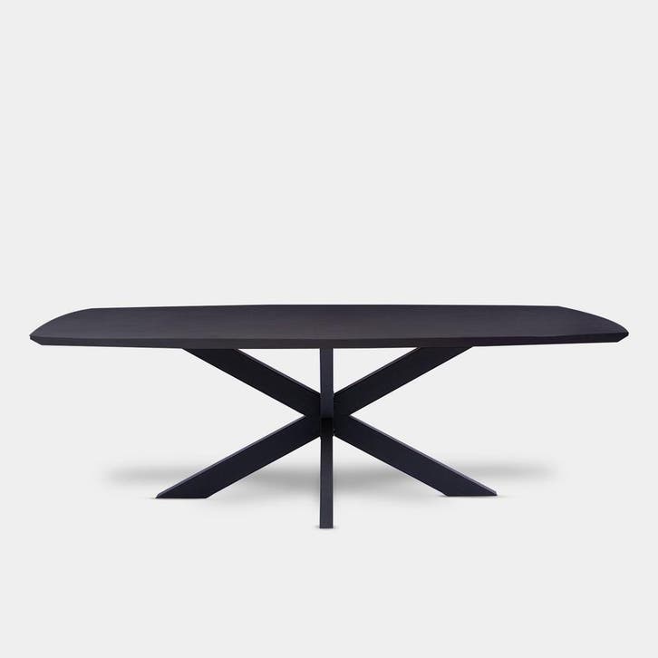 Tafel Deens Ovaal Eikenhout  Matrix XL 260x100, Huis en Inrichting, Tafels | Eettafels