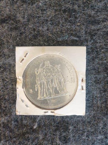 Frankrijk. 50 Francs 1976 Hercule (Zonder minimumprijs), Postzegels en Munten