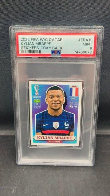 2022 Panini 2022 Panini FIFA World Cup Qatar Kylian Mbappe, Nieuw