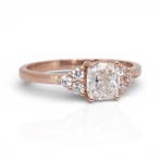 Ring - 18 karaat Roségoud - 1.22ct. tw. Diamant (Natuurlijk), Nieuw